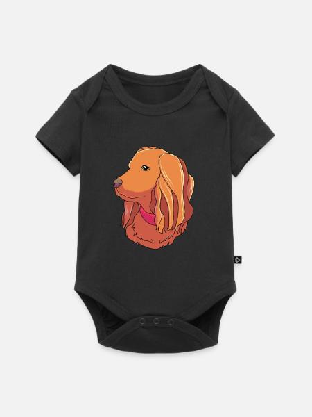 Boykin Spaniel - Baby Premium Kurzarmbody - Schwarz
