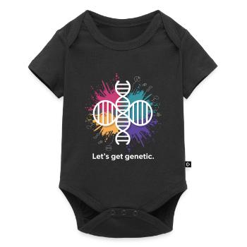 Genetics Science Funny Saying - Baby Premium short-sleeve bodysuit - black - Front