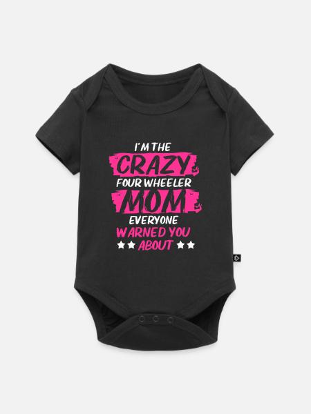 Quad - Baby Premium Kurzarmbody - Schwarz
