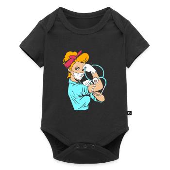 Nursing Home Geriatric Nurse Nurse - Baby Premium short-sleeve bodysuit - black - Front