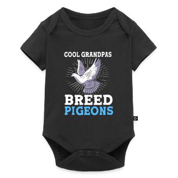 Pigeons Pigeon - Body à manches courtes Premium Bébé - noir - Devant