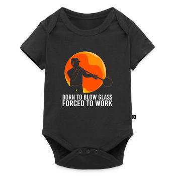 Glassblowing Glass - Baby Premium short-sleeve bodysuit - black - Front