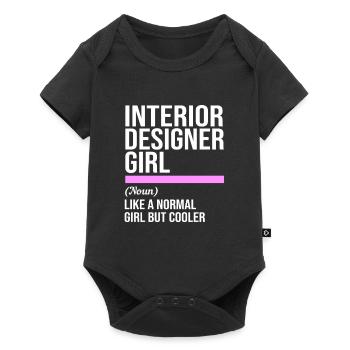 Architecture Architect Interior Designer - Baby Premium short-sleeve bodysuit - black - Front