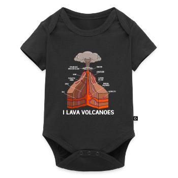 Geology Archaeology - Baby Premium short-sleeve bodysuit - black - Front