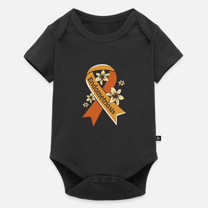 Endométriose Endo - Body à manches courtes Premium Bébé - noir