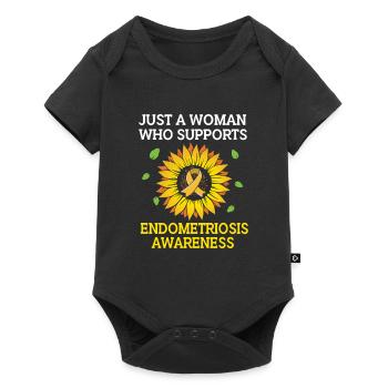 Endometriosis - Baby Premium short-sleeve bodysuit - black - Front