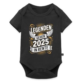 Les légendes prendront leur retraite en 2025 - Body à manches courtes Premium Bébé - noir - Devant