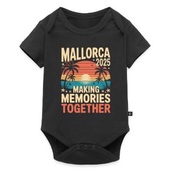 Majorque 2025 - Body à manches courtes Premium Bébé - noir - Devant