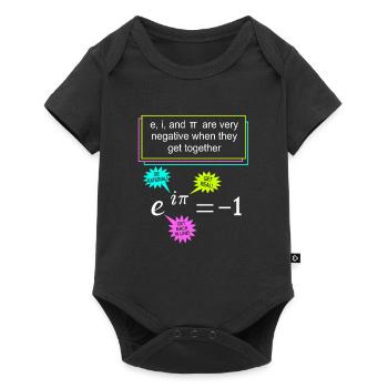 Mathematician Math Mathematical Mathematics - Baby Premium short-sleeve bodysuit - black - Front