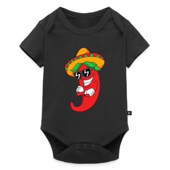 Chilli Chipotle Chili Pepper Jalapeno Hot Chili - Baby Premium short-sleeve bodysuit - black - Front