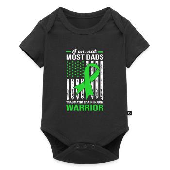 Car accident Traumatic brain injury Traumatic brain injury - Baby Premium short-sleeve bodysuit - black - Front