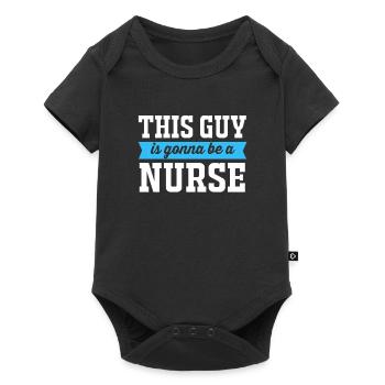 Nurse Hospital Nurse - Baby Premium short-sleeve bodysuit - black - Front
