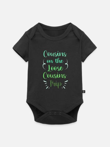 Cousin - Baby Premium Kurzarmbody - Schwarz