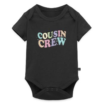 Cousin Crew - Baby Premium short-sleeve bodysuit - black - Front