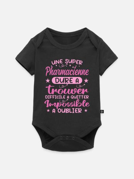 A Super Pharmacist - Pharmacist Gift - Baby Premium short-sleeve bodysuit - black