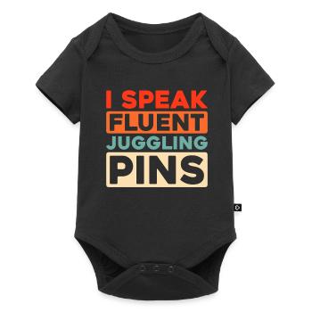 Jongleur - Body à manches courtes Premium Bébé - noir - Devant