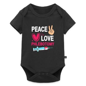 Phlebotomist Nurse Nurse Blood Sampling - Baby Premium short-sleeve bodysuit - black - Front