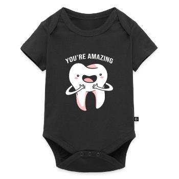 Dental Dentist Receptionist Dentist - Baby Premium short-sleeve bodysuit - black - Front