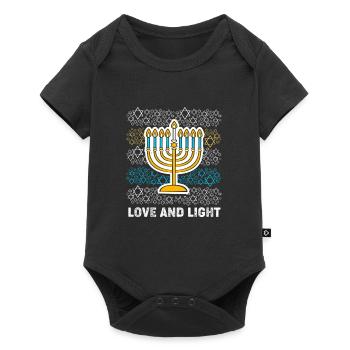 Hanukkah Chanukkah Hanukah - Baby Premium Kurzarmbody - Schwarz - Vorne