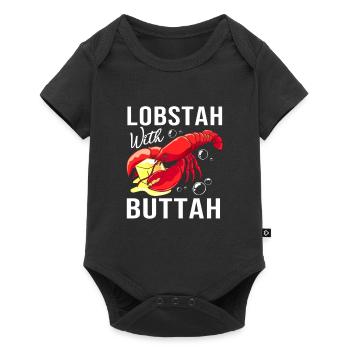 Crawfish Seafood Maine Lobster Lobster - Baby Premium short-sleeve bodysuit - black - Front