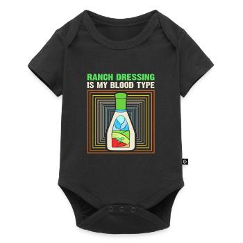 Dressing - Baby Premium short-sleeve bodysuit - black - Front
