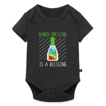 Dressing - Baby Premium short-sleeve bodysuit - black - Front