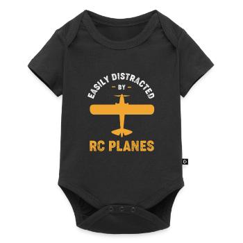 Model Airplane Model Airplane - Baby Premium short-sleeve bodysuit - black - Front
