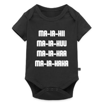 Paroles de chanson Dragostea Din Tei - Body à manches courtes Premium Bébé - noir - Devant
