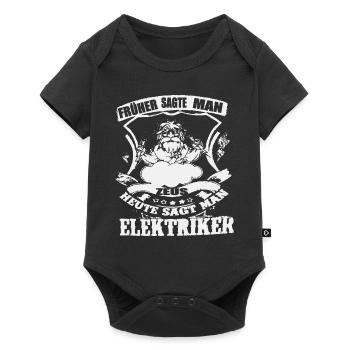 Electrician - Baby Premium short-sleeve bodysuit - black - Front