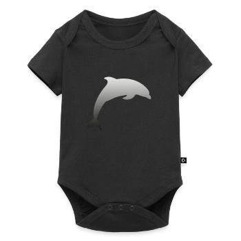 Dolphin - Baby Premium short-sleeve bodysuit - black - Front