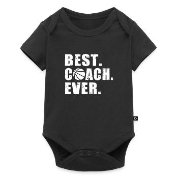 best coach ever basketball t-shirt coach basket - Body à manches courtes Premium Bébé - noir - Devant