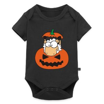 Mouton dans une citrouille | Halloween, Enfant, Photos drôles - Body à manches courtes Premium Bébé - noir - Devant