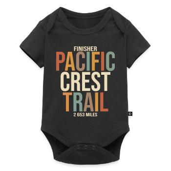 T-shirt Finisher Pacific Crest Trail Tee Rando PCT - Baby Premium Kurzarmbody - Schwarz - Vorne