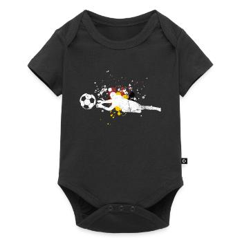 Gardien de but - Body à manches courtes Premium Bébé - noir - Devant