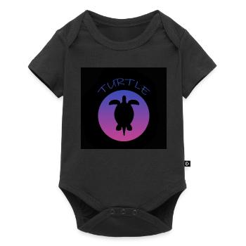 Schildkröte Turtle - Baby Premium short-sleeve bodysuit - black - Front