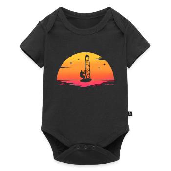 sunrise windsurf windsurfing - Baby Premium short-sleeve bodysuit - black - Front