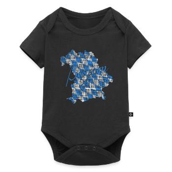 Bayern Geschenk bavaria - Baby Premium Kurzarmbody - Schwarz - Vorne