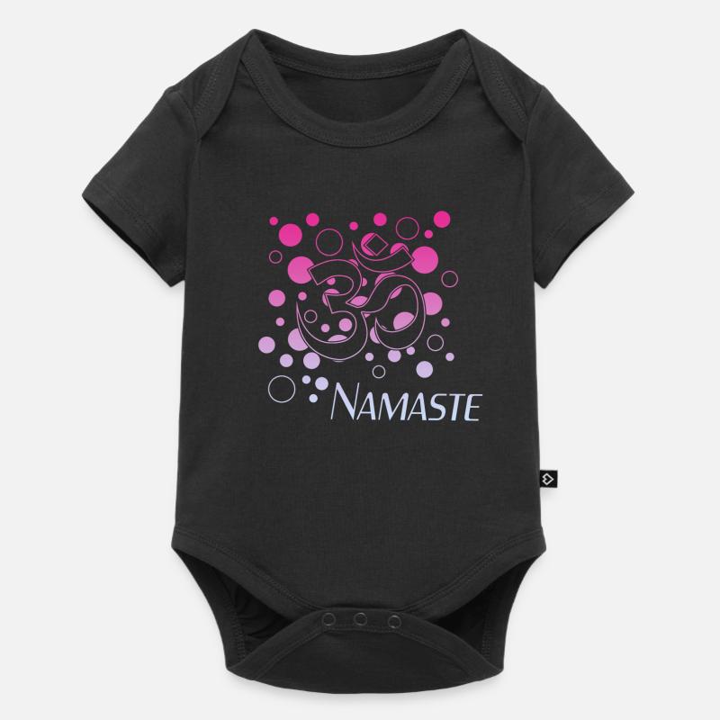 Namaste - Baby Premium Kurzarmbody - Schwarz