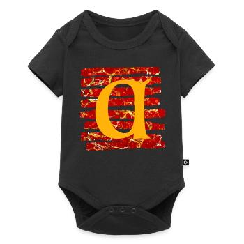 strips e 232 a - Baby Premium short-sleeve bodysuit - black - Front