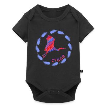 Crane E 279 - Baby Premium short-sleeve bodysuit - black - Front
