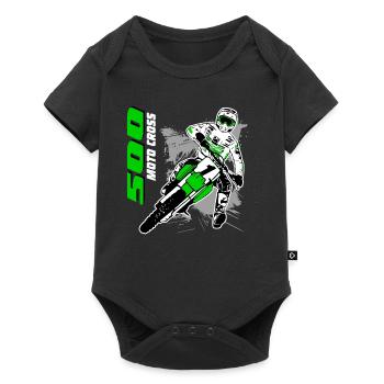 Moto Cross - Motocross - Supercross - MX - SX - Body à manches courtes Premium Bébé - noir - Devant