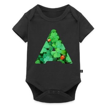 Shamrocks A - Baby Premium short-sleeve bodysuit - black - Front