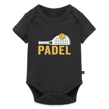 padel - Baby Premium short-sleeve bodysuit - black - Front