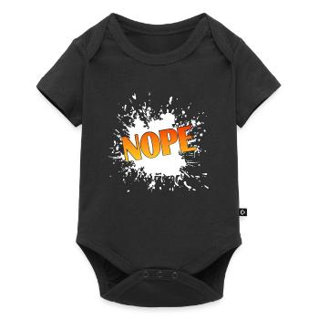 Nope - Baby Premium Kurzarmbody - Schwarz - Vorne
