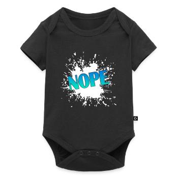 Nope - Baby Premium Kurzarmbody - Schwarz - Vorne