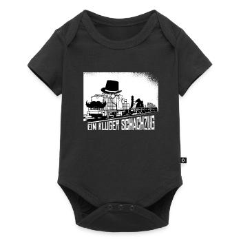Ein Kluger Schachzug! Schach Spruch Wortspiel - Baby Premium Kurzarmbody - Schwarz - Vorne