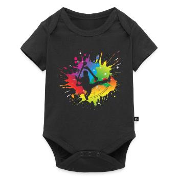 Stunt Scooter - Baby Premium Kurzarmbody - Schwarz - Vorne