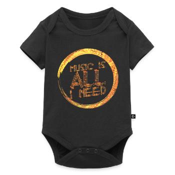 Musique E 118 - Body à manches courtes Premium Bébé - noir - Devant