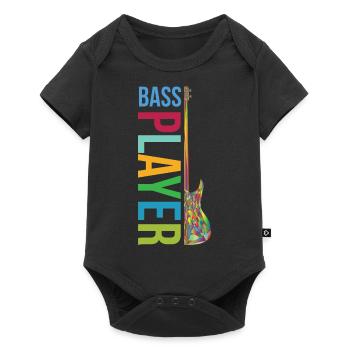 BASS PLAYER - Bass guitar - Baby Premium short-sleeve bodysuit - black - Front