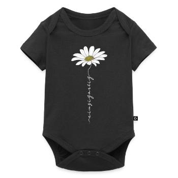 Unique, Unique, Unique, Marguerites - Body à manches courtes Premium Bébé - noir - Devant